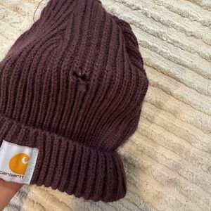 Carhartt Deep Purple Ribbed Beanie